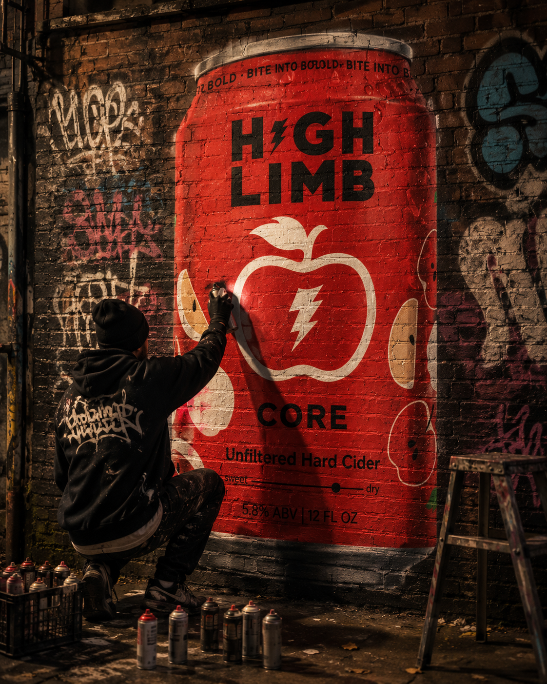High Limb mural street art